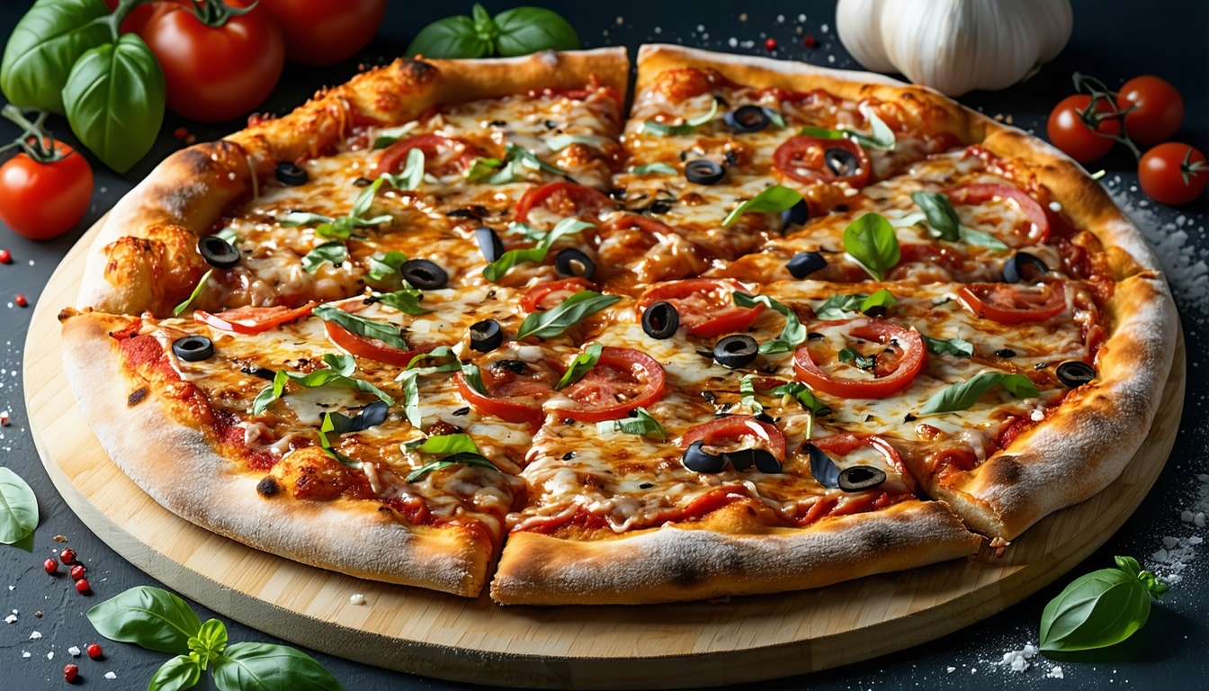 Illustration of API integration for custom pizza orders